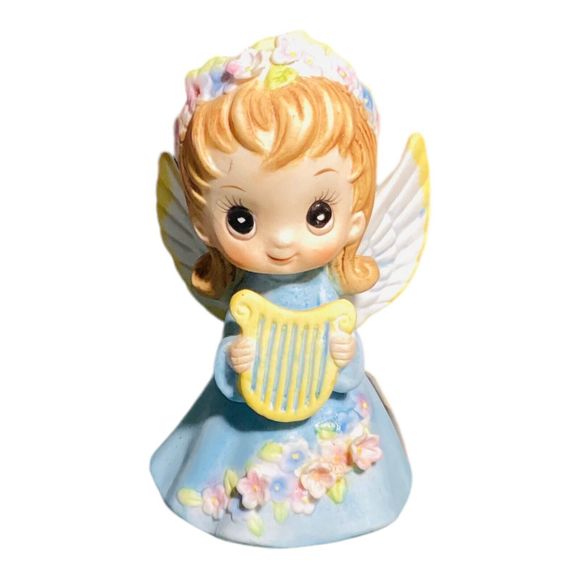 Josef Originals Angel With Harp W/Tags - Picture 1 of 4